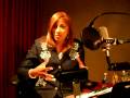 Dorinda Clark-Cole in the studio of her Serving Up Soul syndicated radio show