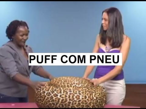 Você Mulher Artesanato com pneu usado.flv