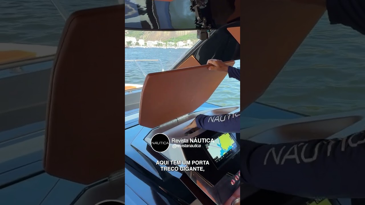 O posto de comando da nova Ventura V370 Crossover mostra bem a evolução da proposta do barco! 🚤