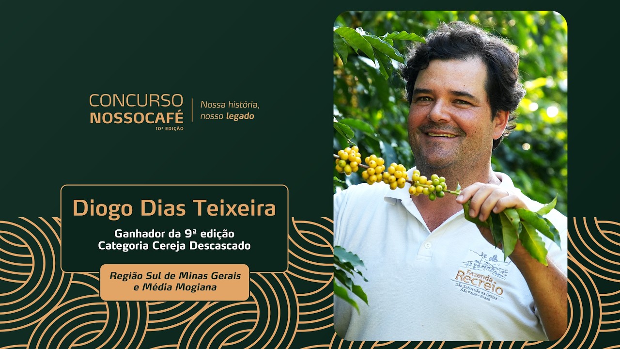 Concurso NossoCafé | Vencedor regional da categoria Cereja Descascado da 9ª edição