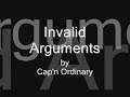 Invalid Arguments Invalid Arguments