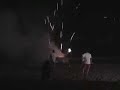ロケット花火連射の工程〜打ち上げ