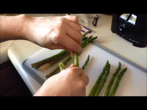 how to trim asparagus