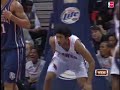 Josh Childress with the amazing slam!