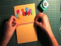 pop up Balloon card