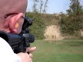 AR-15 and NcStar Scope at the range