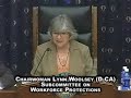 OSHA Coverage Hearing: Chairwoman Lynn Woolsey