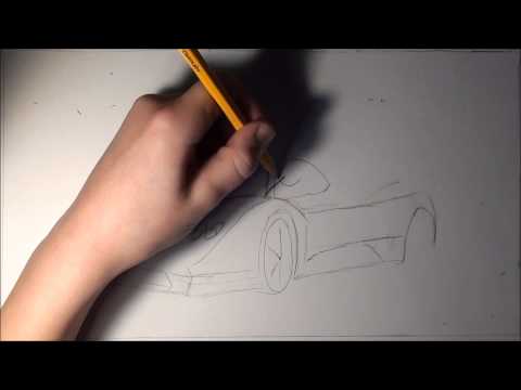 how to draw a zonda r step by step