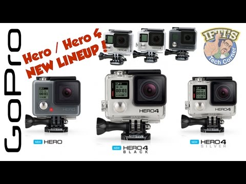 GoPro Hero / Hero 4 Black / Silver - REVIEW - The NEW 2014 Lineup!