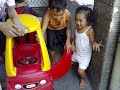 Elise and Nathan with Cousins Playing