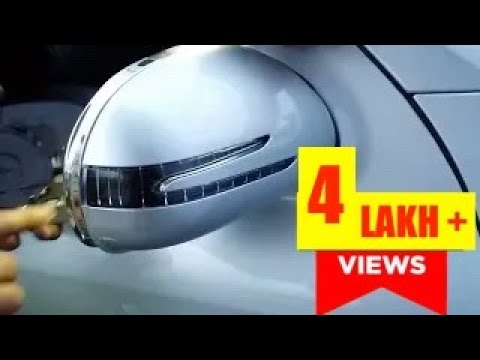 How to change Right Door Mirror Cover w/Light Indicator for W164 Mercedes