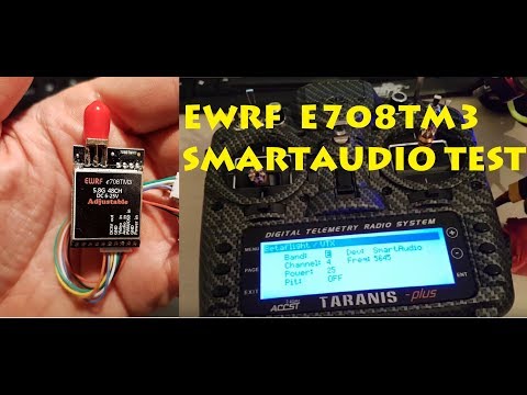 EWRF e7086TM3 - Awesome - 15.5$ working Smartaudio control of VTX - Banggood