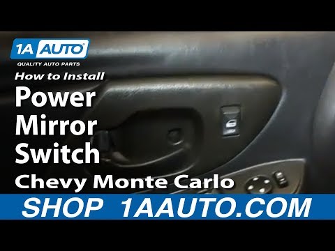 How To Install Replace Power Mirror Switch 2000-05 Chevy Monte Carlo