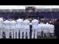 USNA Blue and Gold -- Hat Toss. Graduation 2013