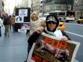 Escada Anti-Fur Protest @ Saks Fifth Avenue NYC 3-1-08