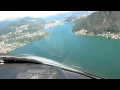 Citation Landing in Lugano, Switzerland
