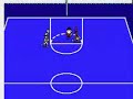 a gameplay video of the nes title hoops. bomber and zap take on legs and wiz in a 2-on-2 10-point game that can be described in one word: mismatch.