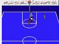 a gameplay video of the nes title hoops. bomber and zap take on legs and wiz in a 2-on-2 10-point game that can be described in one word: mismatch.