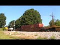 CSX Q126, Intermodal, meets CSX Q581, Mixed Freight, at South Tunnel Hill