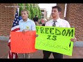 www.foundingbloggers.com Two gay Tea Partiers discuss gay marriage and bigotry Uni-Tea Party Philadelphia, PA 7-31-2010