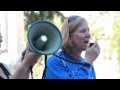 Occupy Sacramento - Police Arrest Cindy Sheehan and Person with Cerebral Palsy in Wheelchair