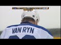 Milan Lucic Checks Mike Van Ryn Through Glass Oct 23, 2008