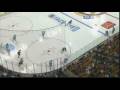 Milan Lucic Checks Mike Van Ryn Through Glass Oct 23, 2008