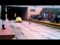 Policias atropellan a señora en estación del trolebus de la villaflora