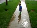 Elliott in Puddle