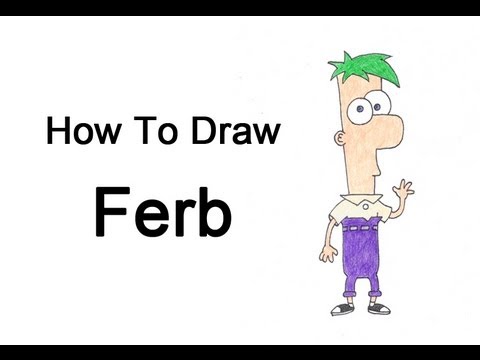 how to draw ferb