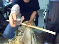 Making Your Own Bokken- Carving One, 3 hrs in 10 mins Making Your Own Bokken- Carving One, 3 hrs in 10 mins