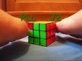 J2 - PLL - Cubo mágico com os pés: tutorial