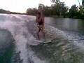 Tristo Bec Wakesurfing On the Shoulders!!