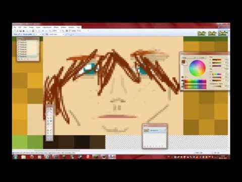 how to make a hd minecraft skin with paint.net