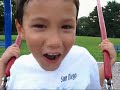 Ethan Swinging and Singing