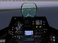 f-22 carrier landing cockpit view