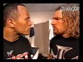 Rock and HHH Talk Backstage Rock and HHH Talk Backstage