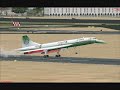 Air Canadian BAC Concorde Landing Runway 12R OMDB