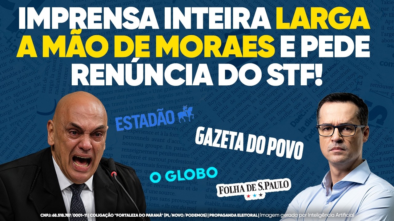 Imprensa Inteira Abandona Moraes e Pede Saída do STF!