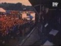 Kurt Cobain Jumps Into A Drumset Live