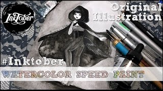 Day 17 Inktober/Beautiful Creatures Speed Paint Video up!