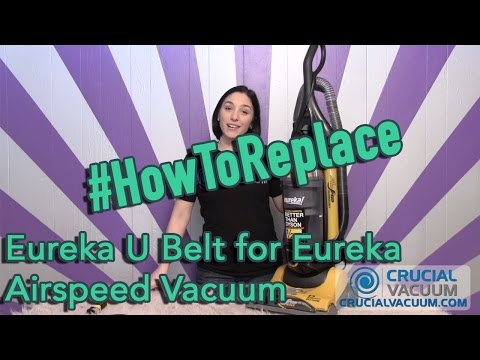 how to replace eureka u belt