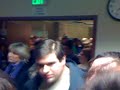 State reps Jim Sensenbrenner and Leah Vukmir, of the 5th Senate District, walked out on their unhappy constituents after about 30 minutes of threatening to do so because attendees wanted to discuss the political unrest in Wisconsin