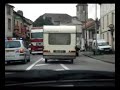 French Police Car And The Caravan.
