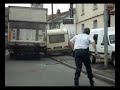 French Police Car And The Caravan.