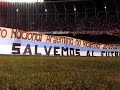 Bandera Foro Argentina no violenta en cancha de Racing Bandera Foro Argentina no violenta en cancha de Racing