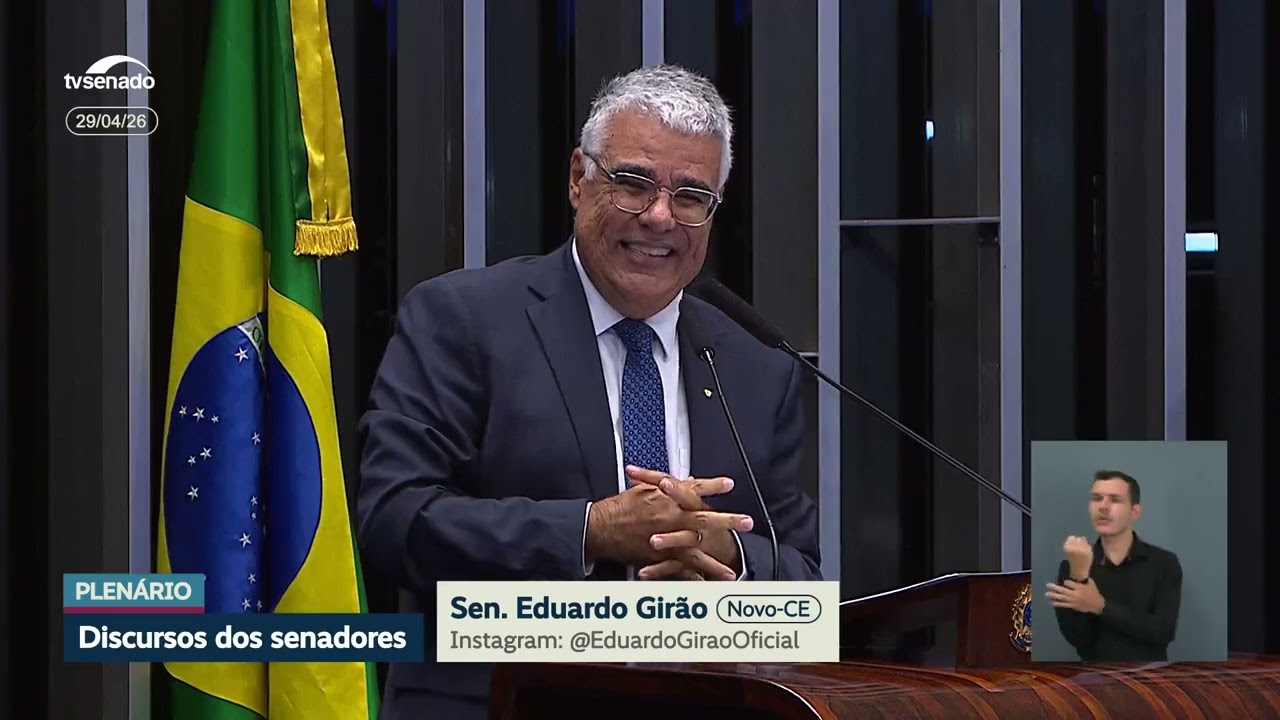 Pronunciamento - 29 de abril de 2026 - Sabatina de Messias na Comissão de Constituição e Justiça