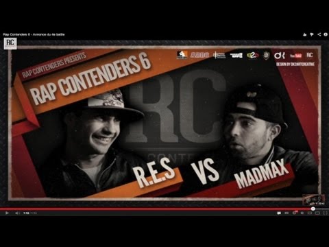 Res - Cinquième battle de notre 6e édition. Un battle pour l'honneur: Res vs Madmaw Facebook RC : https://www.facebook.com/rapcontenders.battles?fref=ts Twitter : ...