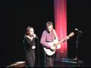 Especially nice part of the show together with Lizzie Watkins. This is a camcorder registration of a live performance by Tommy Emmanuel in The Netherlands 2004. The location is Raalte, the Hoftheatre. (Het Hoftheater) It's a small (200 people) venue, and organized by guitar enthousiasts from that village. Tommy Emmanuel had performed a few years already in the Netherlands, (thanks to Dim van Gerven, Zaandam) and was getting more-and-more attention year-by-year. Maybe his growing fame will keep him out of these small venues, so this is a nice opportunity to watch him how he was back than in 2004. Camcorder quality is poor I must admit (I'm zooming in on the digital footage) but just watch the great playing, feel, and technique of the master and just enjoy this evening as much as I did.