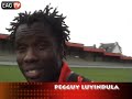 www.eag-tv.com 
apr�s le match nul 0-0, r�actions de jacques cadran et coco michel, les deux entra�neurs de la r�serve costarmoricaine. mais aussin les impressions des parisiens sammy traor�, pegguy luyindula, mateja kezman, et l'ancien guingampais, fabrice pancrate.